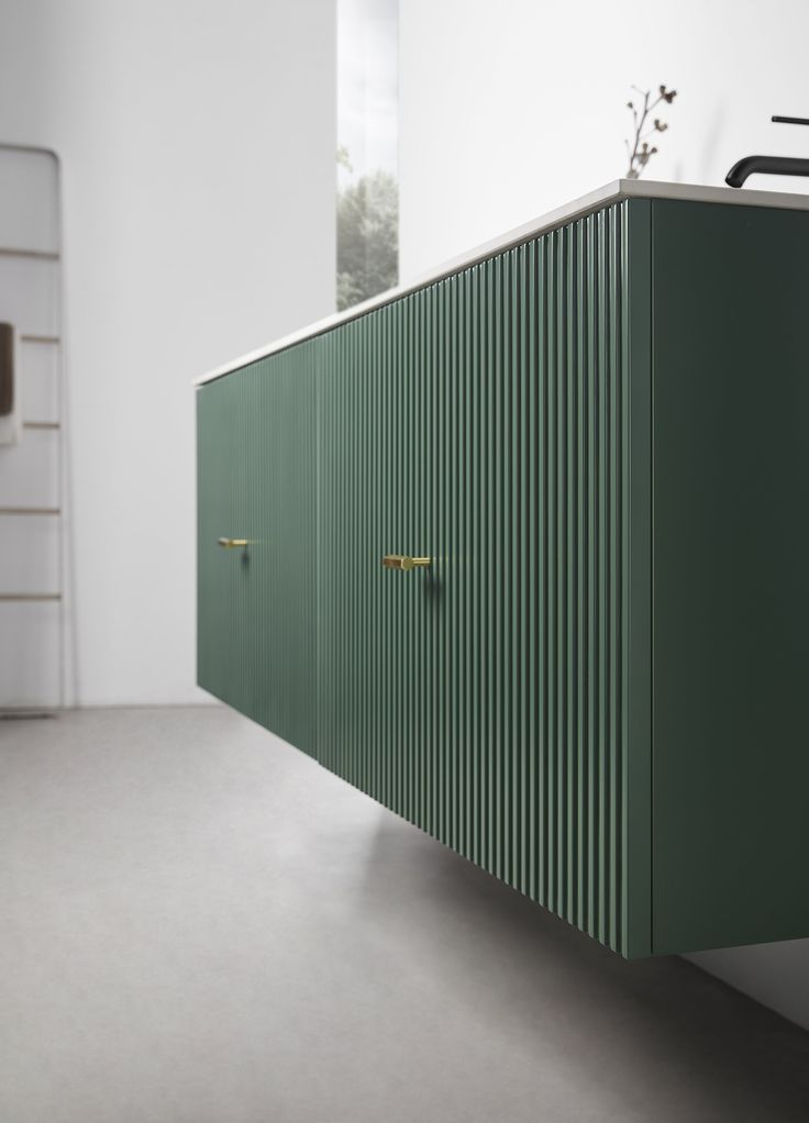 Barcelona 60” Forest Green Wall Mount Modern Bathroom Vanity (White ... regarding Barcelona Wall Mount Modern Bathroom Vanity, Forest Green, 60&amp;quot;