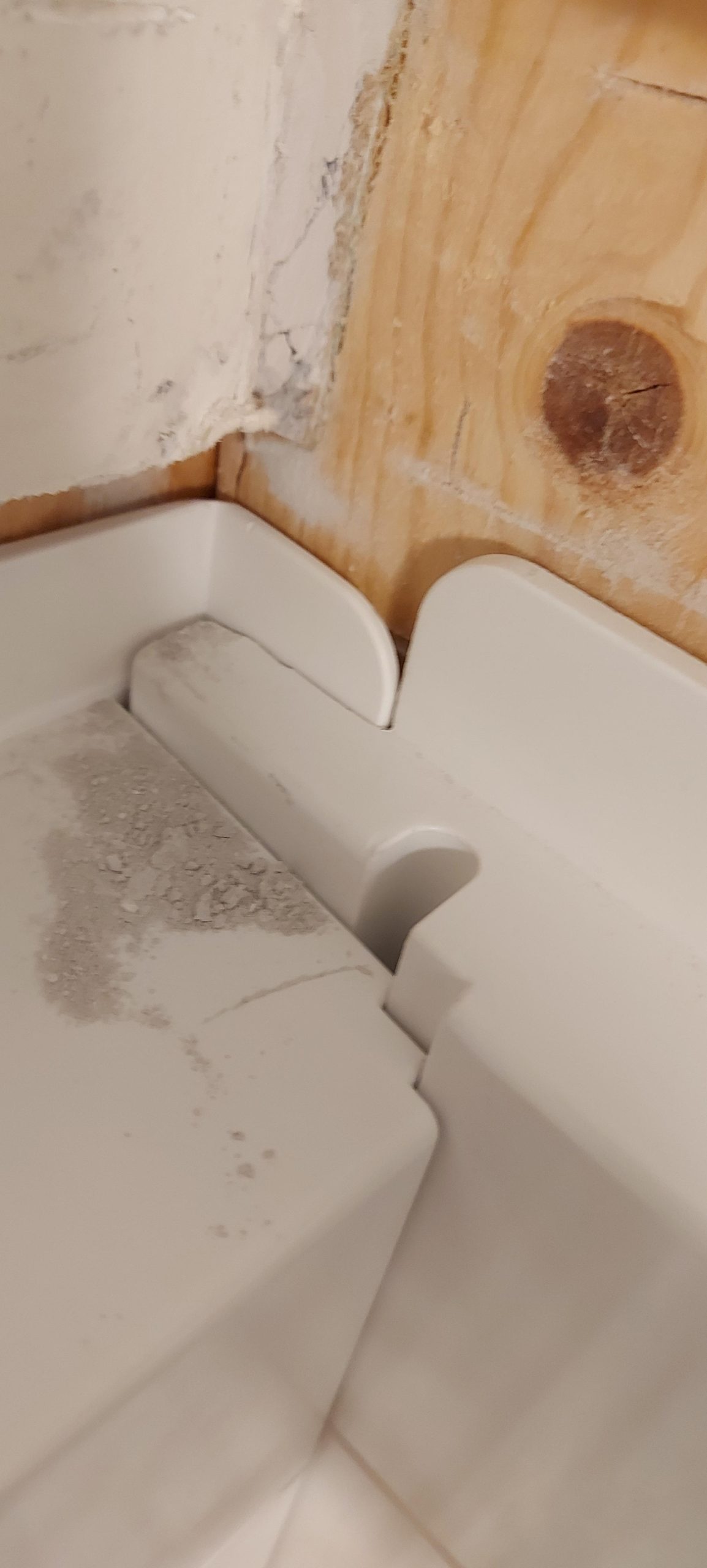 Bathroom - Struggling To Install A Maxx Direct To Stud Tub Surround ... with Karran Quattro Qm178 Matte White Acrylic 16&amp;quot; Square Bathroom Vessel Sink