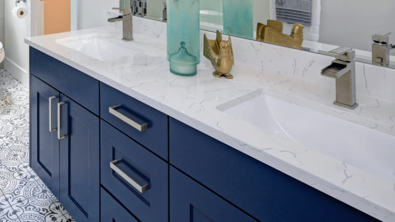 Bathroom Vanity Tops Cultured Marble – Rispa intended for Ivy 36&amp;quot; Marble Countertop Single Vanity W/O Mirror Royal Blue