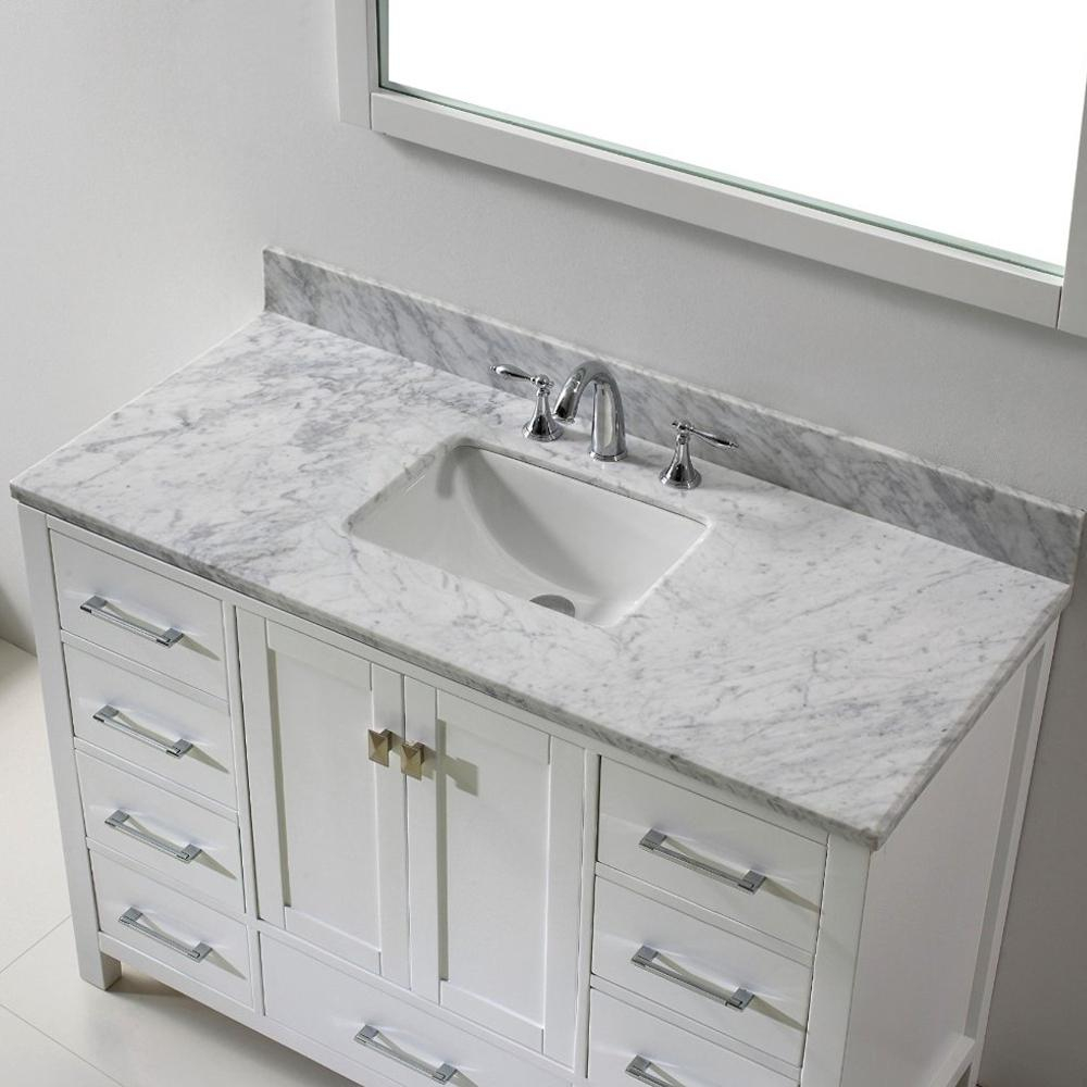 Bathroom Vanity Tops | Stone Countertops - Marble Vanity Tops Bathroom ... in Hartford 48&amp;quot; Single Sink Marble Countertop Bath Vanity, White, Vanity