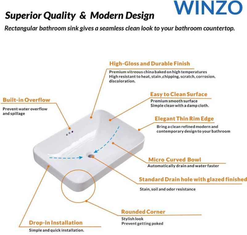 Best Drop In Bathroom Sinks - Artcomcrea within Why Most Bathroom Sink Reviews Ignore This NSV107A Detail