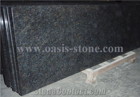 Butterfly Blue Granite Kitchen Countertops From China - Stonecontact.com for 61X22 Blue Butterfly Granite Vanity Countertops, 8 Faucet Spread