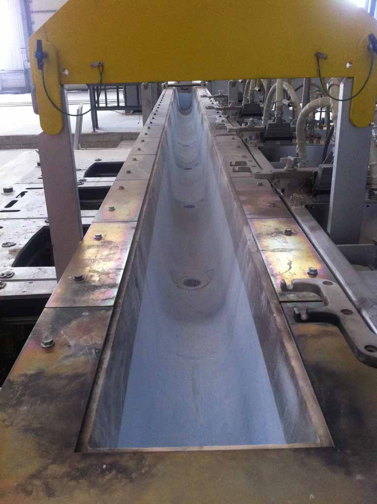 Casting Flow Trough | Adtech China - Sales@Adtechamm.com throughout Comparing Ceramic Trough Options for Industrial Applications