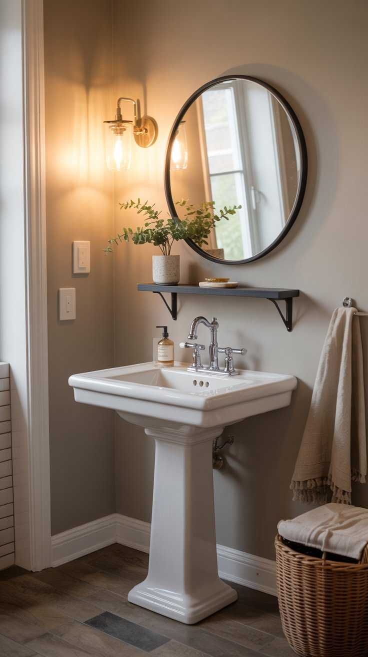 Choosing The Right Pedestal Sink: Style, Space &amp;amp; Budget Tips In 2025 ... in Swiss Madison Sm-Ps316 Voltaire 66-3/4&amp;quot; Square Ceramic Pedestal - White