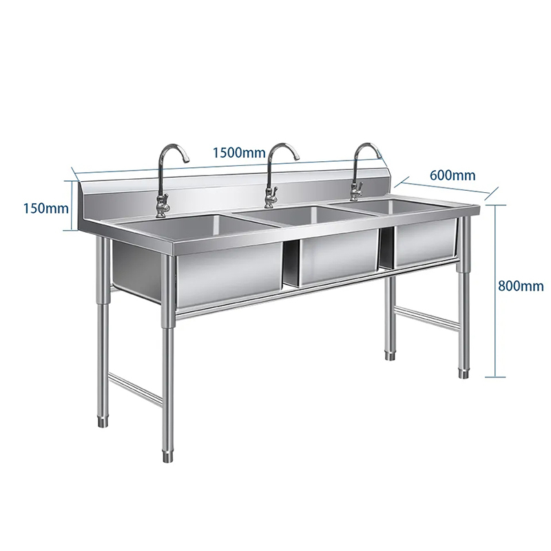 Commercial Sink Three Compartments Stainless Steel in Understanding the Kingston Brass KVSP3722A Commercial Sink Specifications