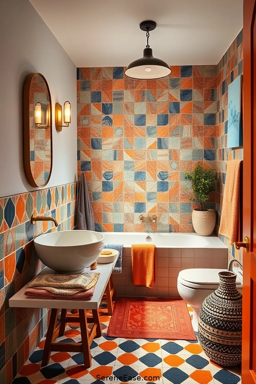 The art of balancing color and texture in modern bathrooms