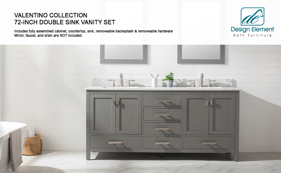 How Valentino's Gray Vanity Transforms Bathroom Aesthetics and Functionality