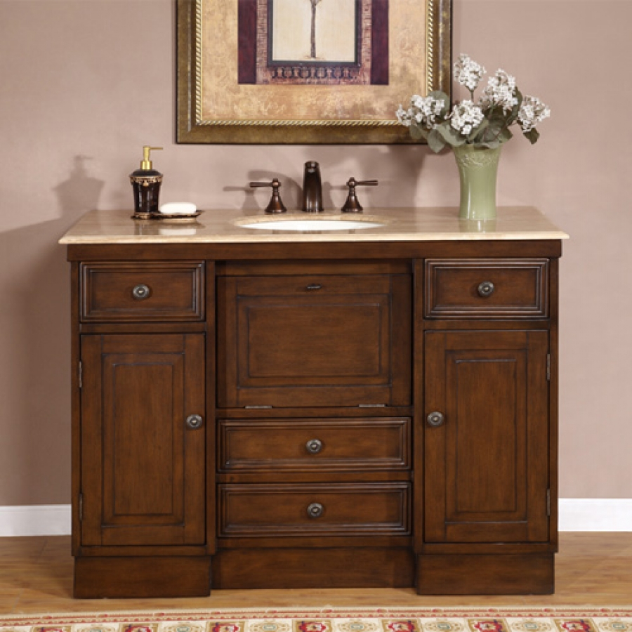 Discover The Perfect 48-Inch Bathroom Vanity For Your Dream Remodel with 48&amp;quot; Single Bathroom Vanity Dark Gray