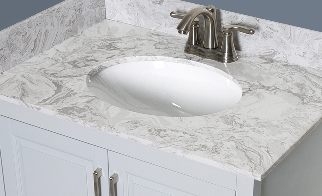 Granite Bathroom Sink Tops – Rispa regarding Malaga Composite Stone Vanity Top
