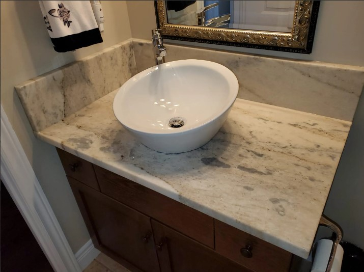 Granite Countertops - Cava Granite pertaining to 37X22 Burlywood Granite Vanity Countertops, 4 Faucet Spread