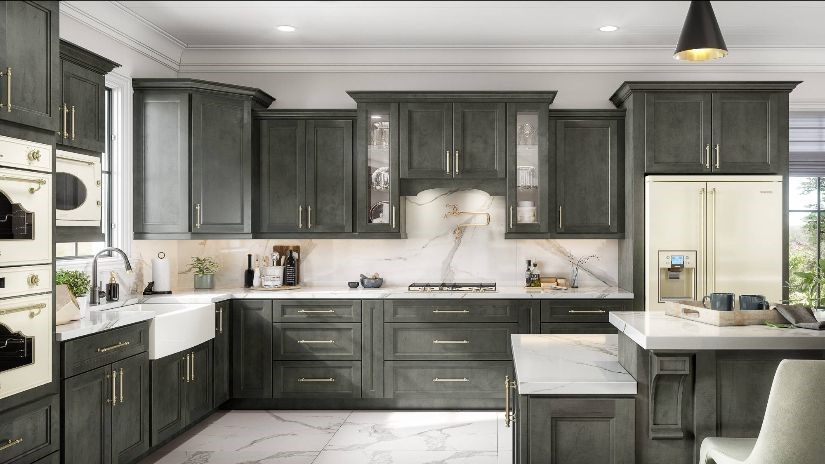 Grey Maple Kitchen Cabinets – Things In The Kitchen with Odyssey, 30&amp;quot; Maple Gray Cabinet