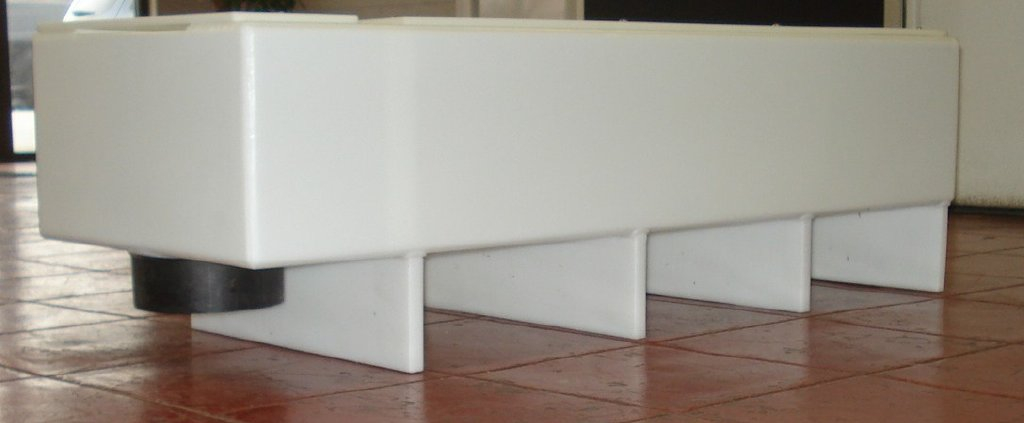 H-M Company Drain Troughs | Drain Troughs regarding Nameeks 8031/R-120B-Con-Two Hole Scarabeo 47-1/5&amp;quot; Ceramic Trough - White