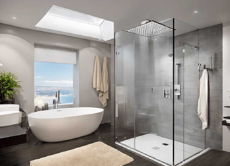 How Custom Shower Glass Enhances Your Bathroom&amp;#039;s Aesthetic ... for Ws Bath Collections Crystal Monet Sc350 Crystal 16-1/2&amp;quot; Circular - Clear