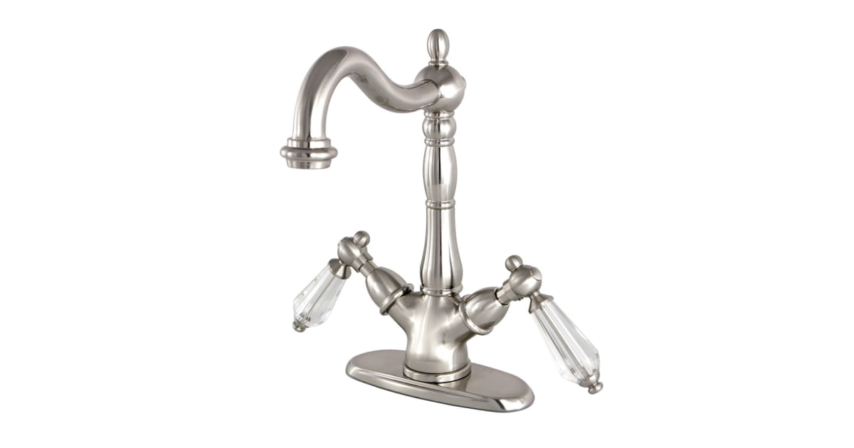 Kingston Brass Ks1498Wll Wilshire 1.2 Gpm Vessel Single Hole Bathroom ... with regard to Material Insights Behind Kingston Brass Bathroom Fixture Durability