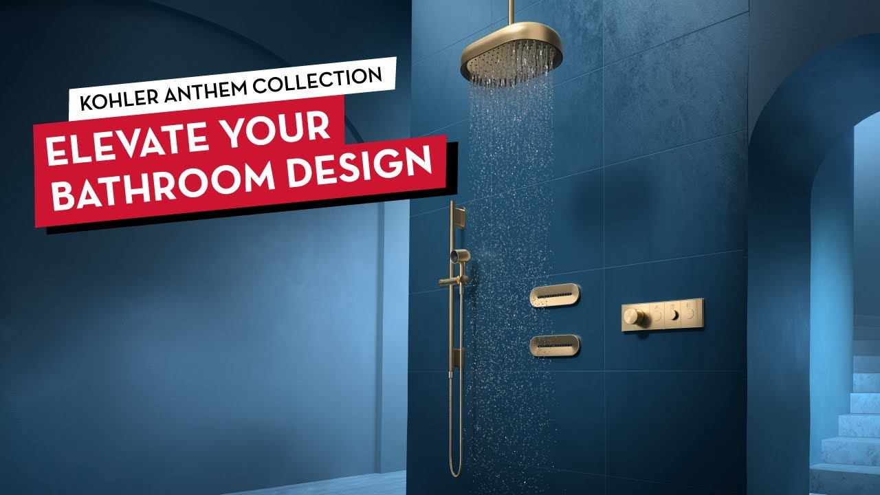 Kohler Anthem Collection: Elevate Your Bathroom Design - Youtube with Kohler K-21060 Brazn 23&amp;quot; Rectangular Vitreous China Vessel - Honed Black