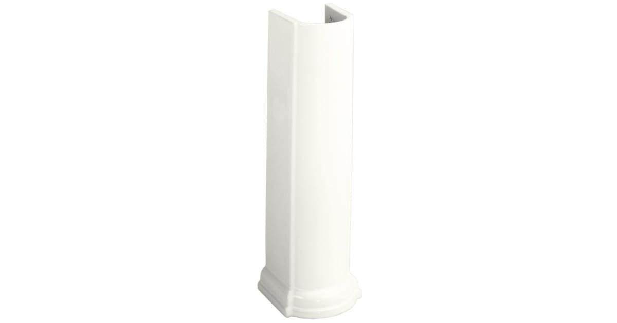 Kohler K-2288-0 Devonshire Pedestal Only | Ferguson Home throughout Kohler K-2288 Devonshire Pedestal Base Only (Sink Sold Separate) - White