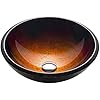Kraus Gv-680-19Mm Mercury Glass Vessel Bathroom Sink, Vessel Sinks ... with regard to Kraus Gv-680-19Mm Copper 17&amp;quot; Mercury Glass Vessel Bathroom Sink - Mercury