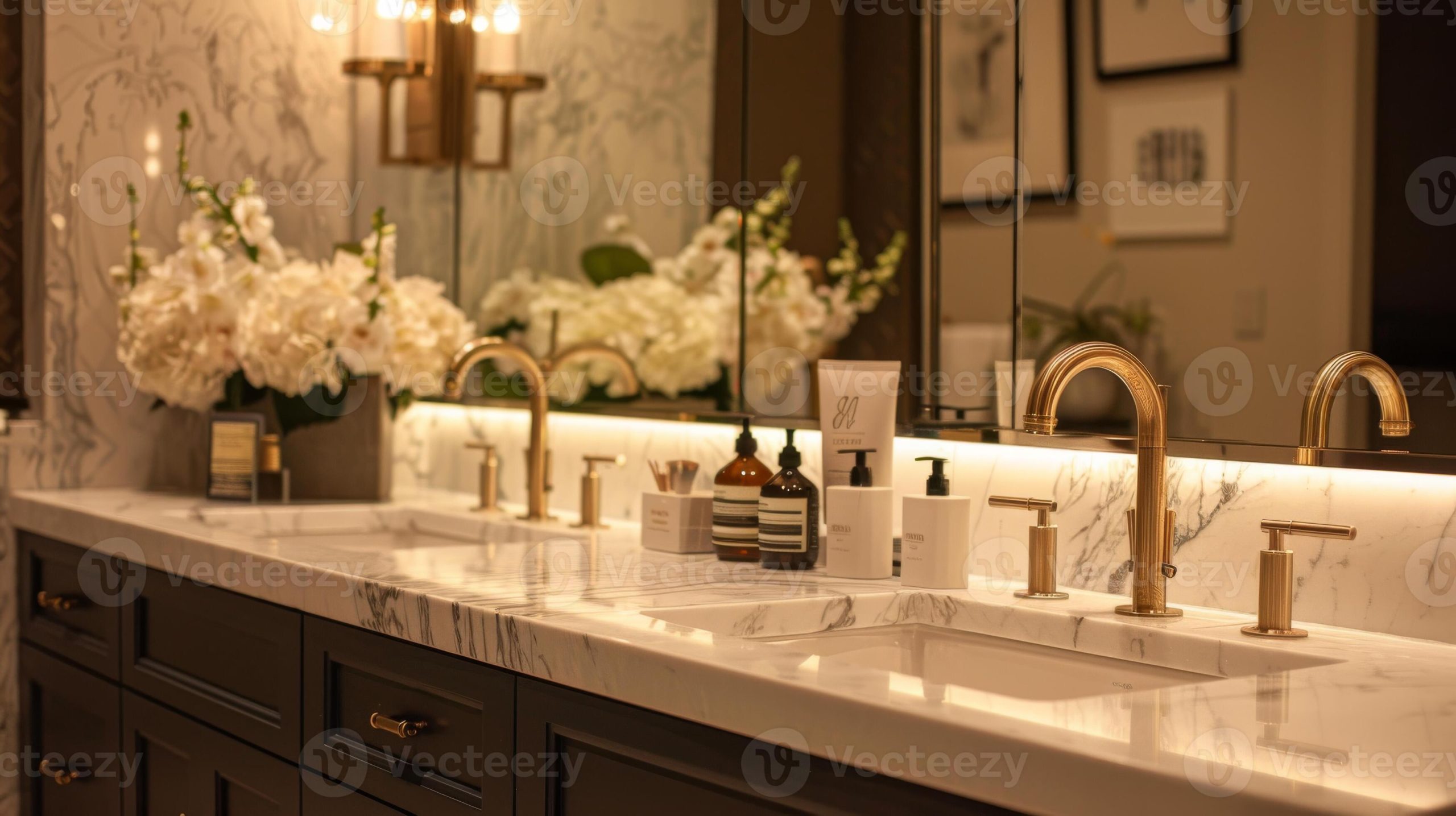 Creating spa-like spaces through thoughtful countertop and fixture selection