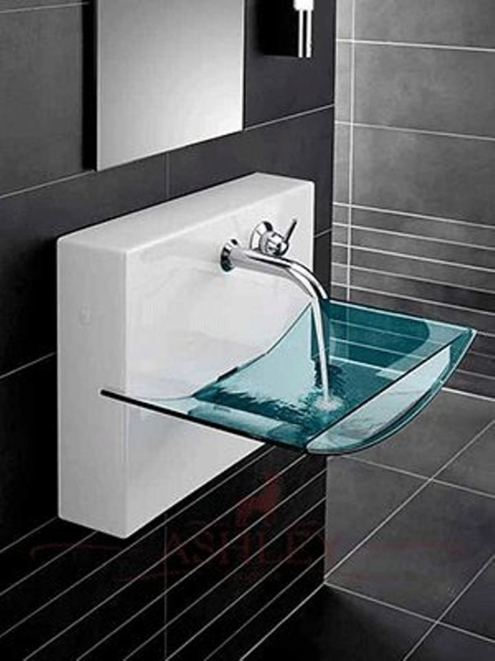 Modern Bathroom Sinks Small Spaces At Caitlyn Lavater Blog intended for Kraus C-Gv-391-19Mm-10 Bathroom Combo - 17&amp;quot; Nei Glass Vessel - Oil Rubbed