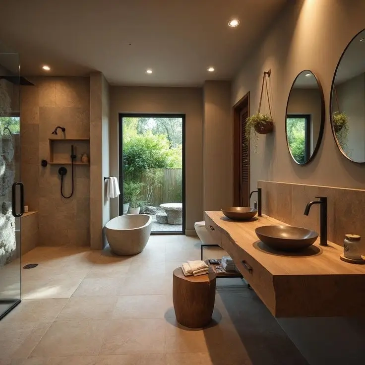 Modern Bathrooms:balancing Aesthetics And Functionality for The art of balancing color and texture in modern bathrooms