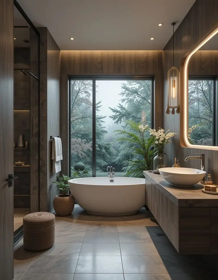 Modern Bathrooms:balancing Aesthetics And Functionality with The art of balancing color and texture in modern bathrooms