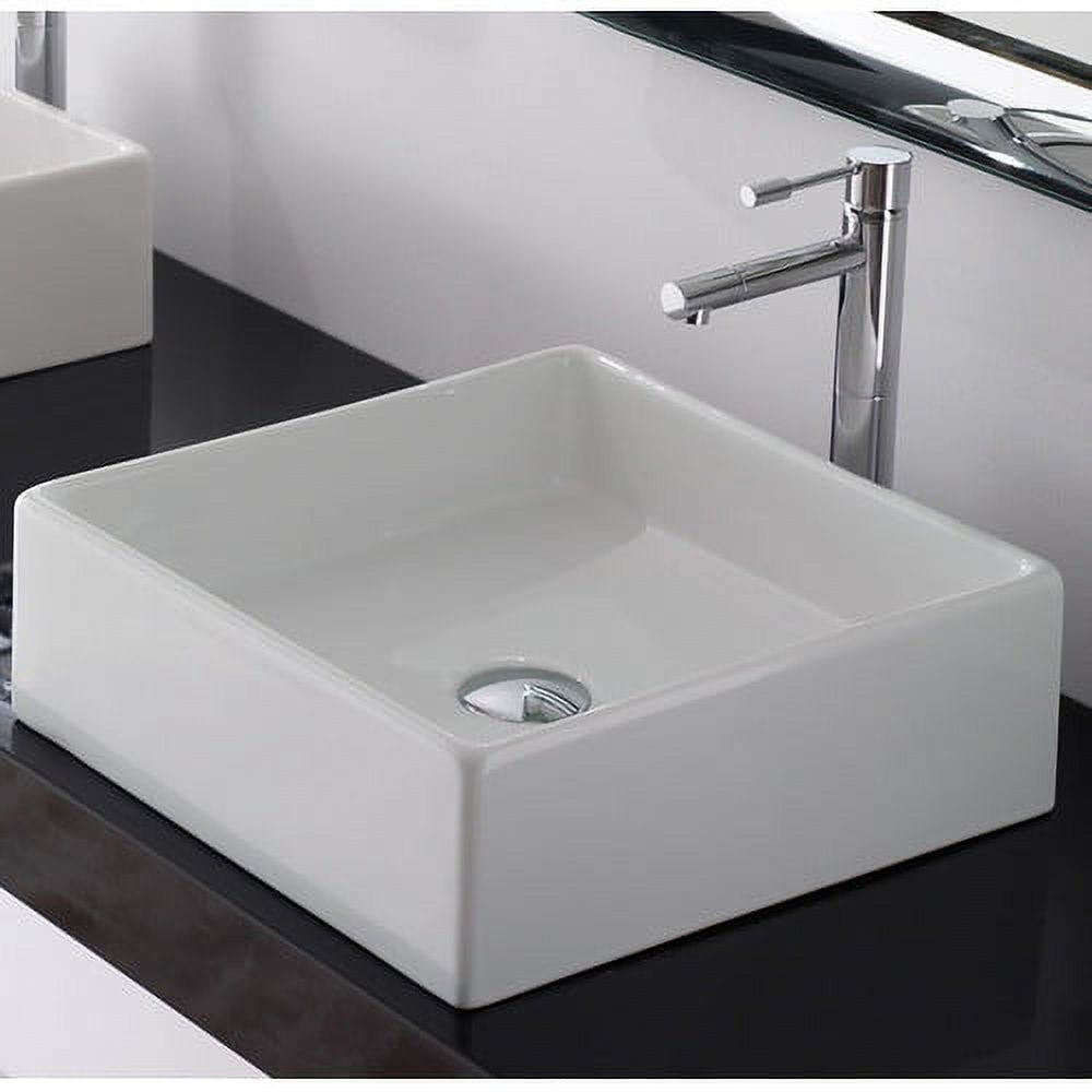 Nameeks 8031/40-No Hole Scarabeo 15-1/4&amp;quot; Ceramic Vessel Bathroom Sink ... with regard to Struggling With Nameeks 8031 Installation? Here&amp;#039;s What&amp;#039;s Actually Going Wrong