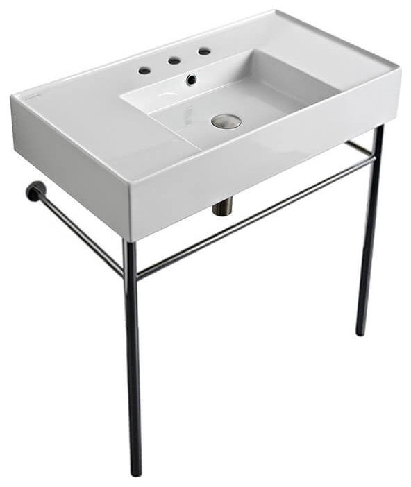 Nameeks Scarabeo 5123-Con-Three Hole Scarabeo Teorema 2.0 32 ... regarding Everything You Need to Know About Nameeks 5003 Three Hole Scarabeo 31-1/2&amp;quot; White Wall Mount