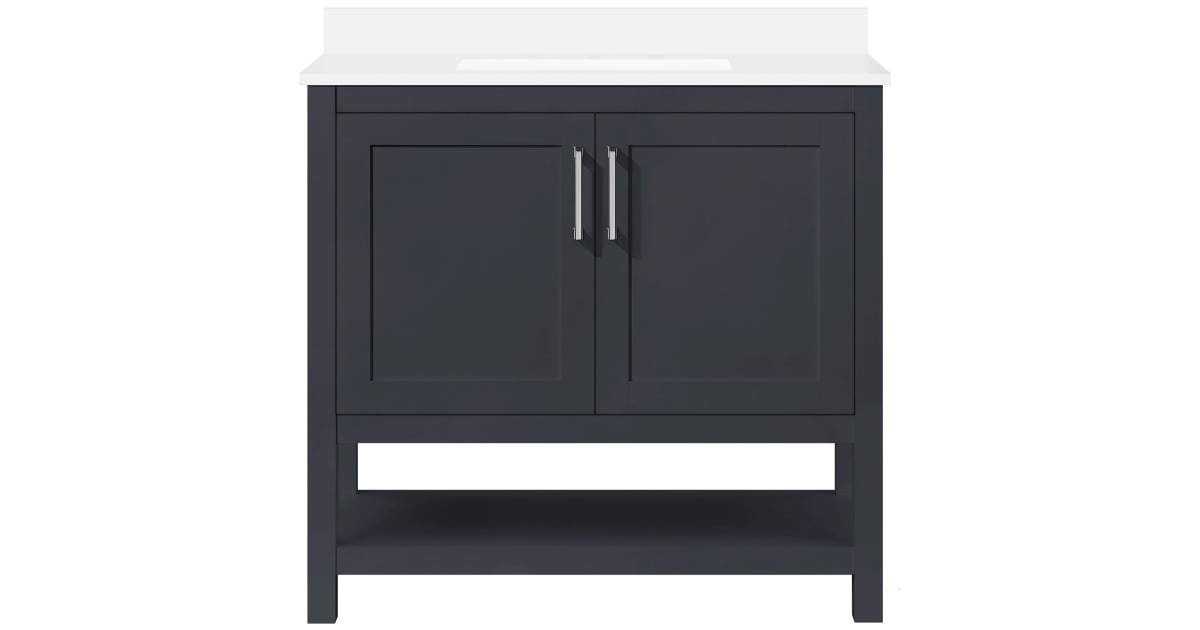 Ove Decors 15Vva-Vega36-038Fe Vegas 36&amp;quot; Free Standing Single Basin ... within Ove Decors Vegas Single Sink Bathroom Vanity Set