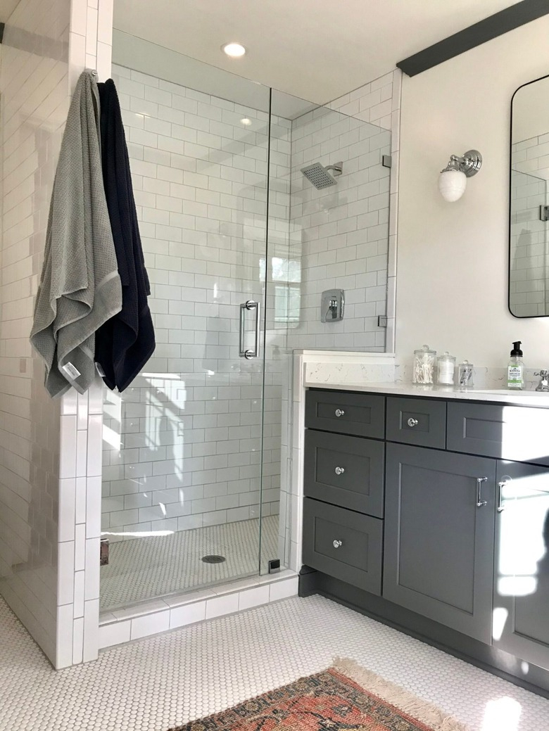 Polished Chrome Bathroom Fixtures Are The Secret To A Timeless Sanctuary for Embassy 30&amp;quot; Wash Stand Set, Silver, Chrome F2-0012 Faucet &amp;amp; Chrome Mirror