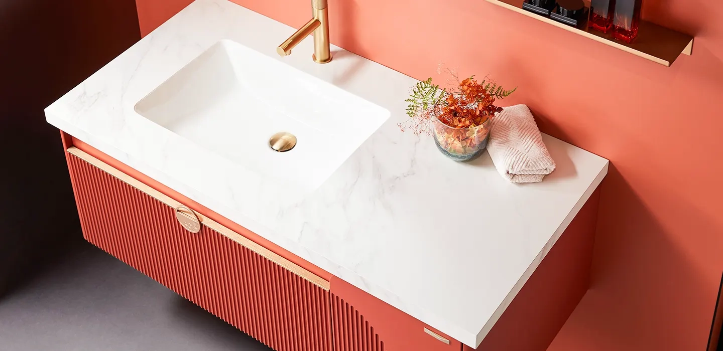 Red Bathroom Vanity In Lacquer Modern Wall Mounted Style with regard to Barcelona Wall Mount Modern Bathroom Vanity, Dark Blue, 60&amp;quot;