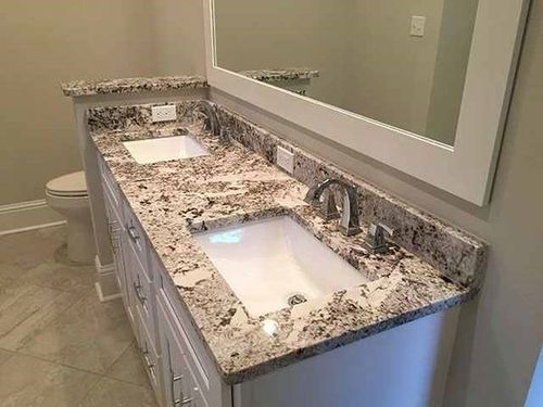Simple Granite Bath Countertops Baxton Studio Kitchen Island With ... with 37X22 Burlywood Granite Vanity Countertops, 4 Faucet Spread