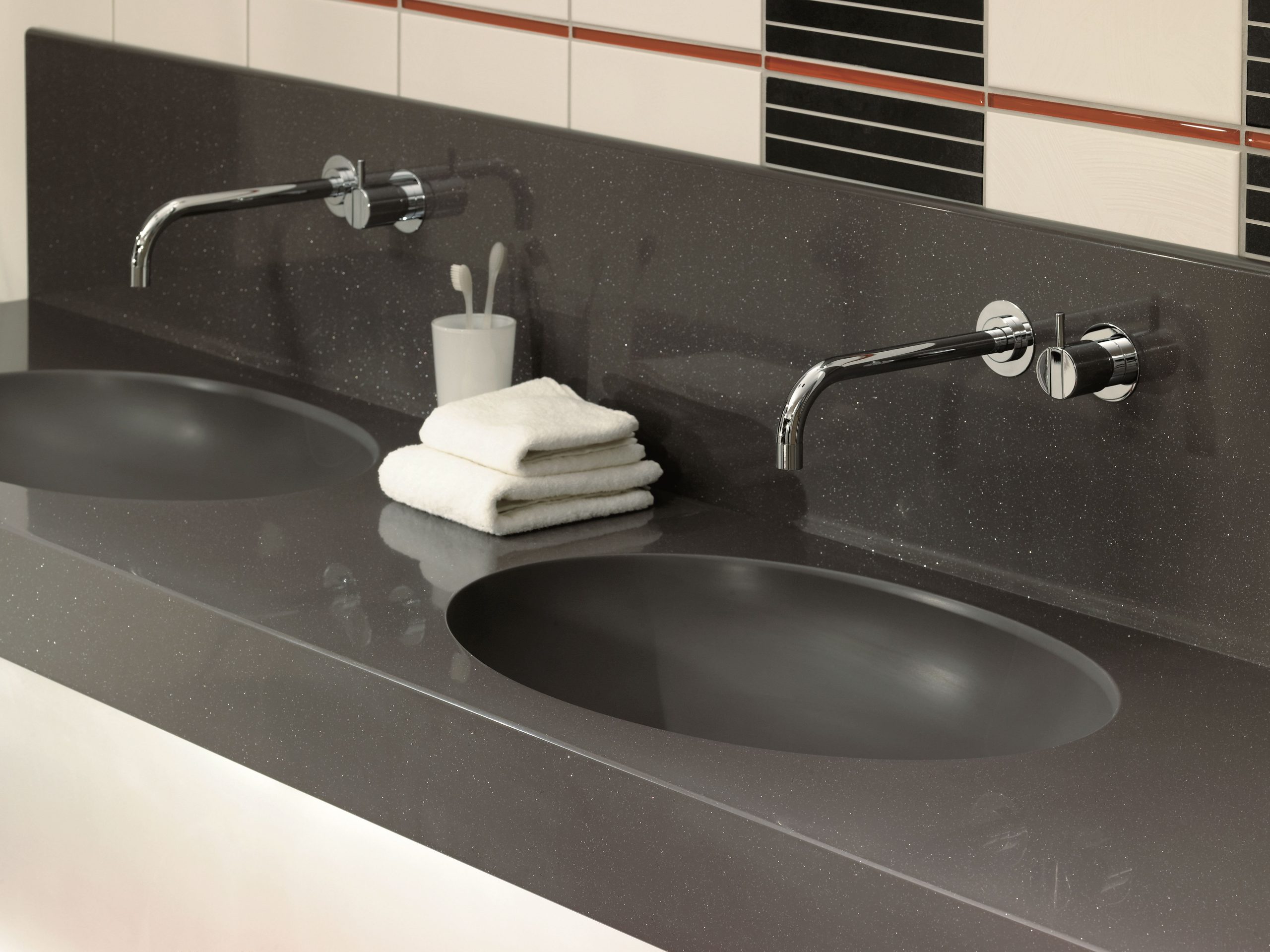 Solid Surface Bathroom Countertops inside Solid Surface White Bath Countertop For Sinks, White