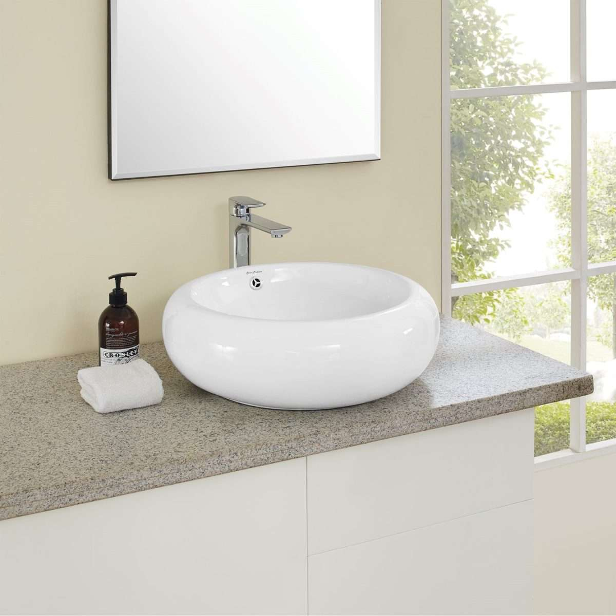 Swiss Madison “Plaisir” 20″ Vessel Sink Basin – National Plumbing ... with regard to Understanding the Swiss Madison SM-VS262 Plaisir Ceramic Vessel Sink