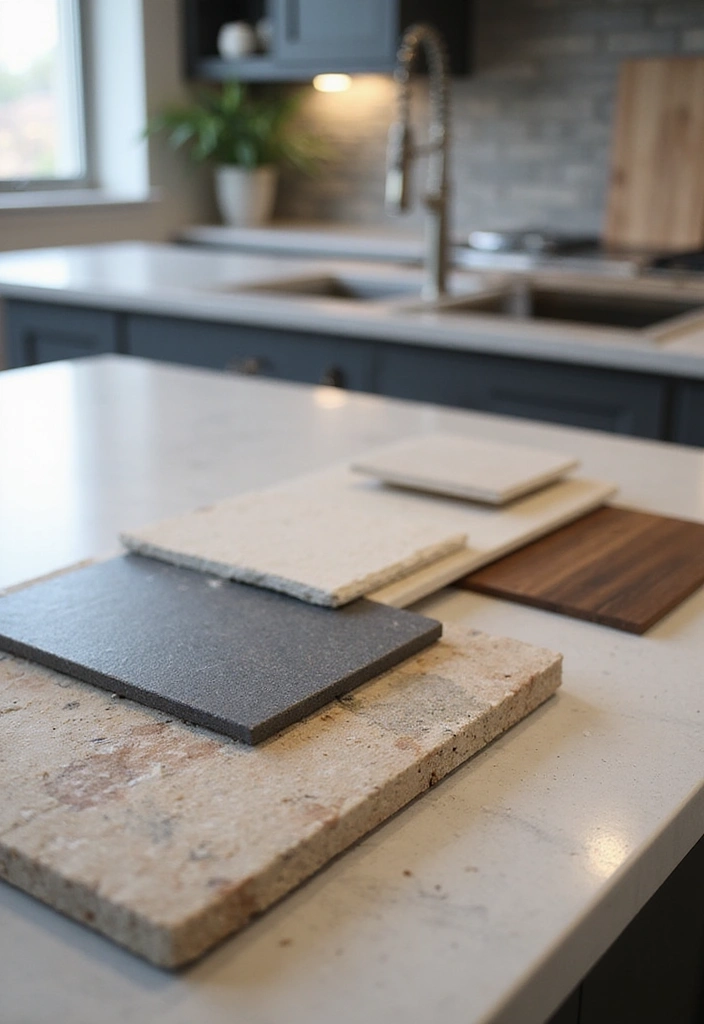 The Complete Guide To Kitchen Countertop Materials: Combining ... pertaining to Royal Reinforced Acrylic Countertop, 72D-Inch