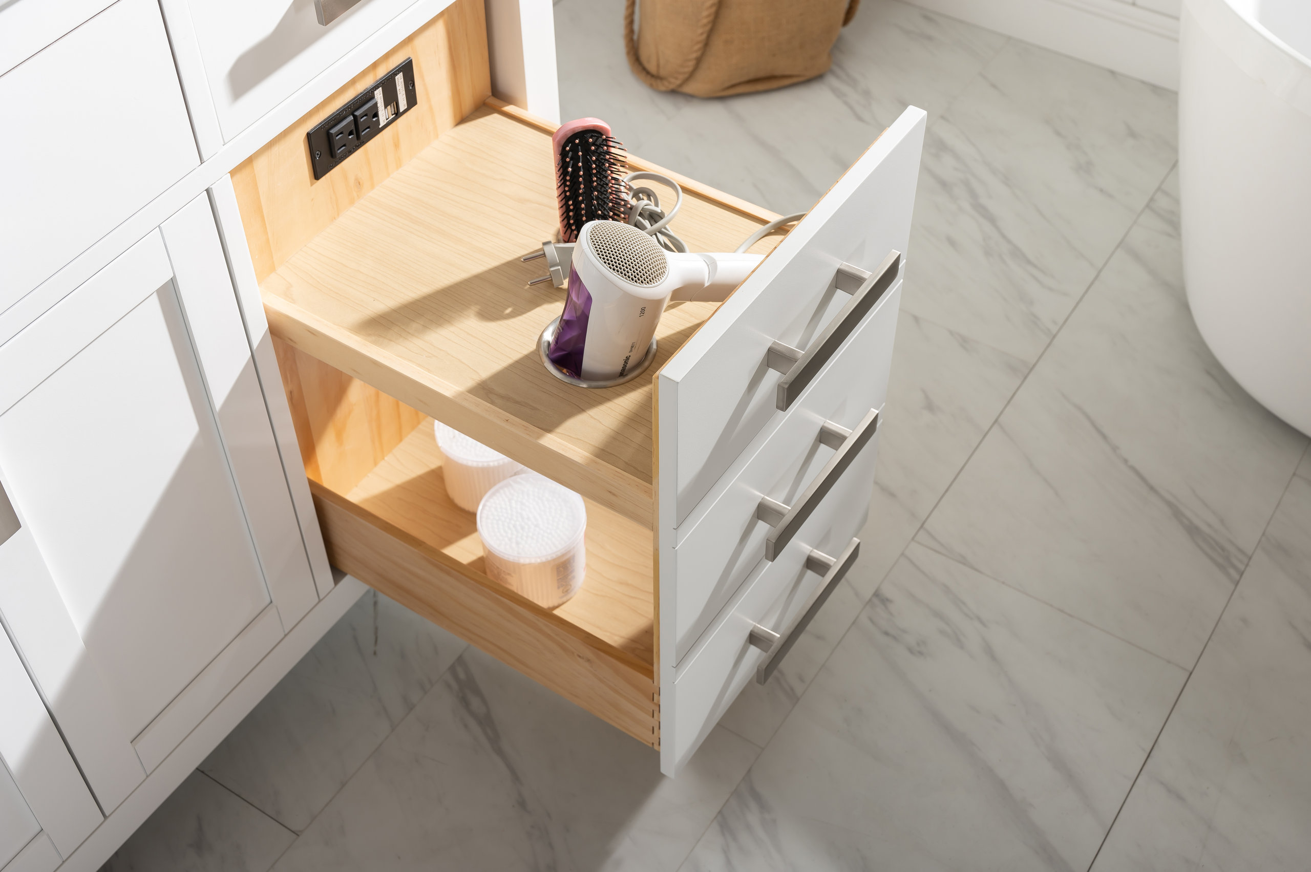 Valentino Bathroom Vanity, White, 54&amp;quot; - Transitional - Bathroom ... with regard to How Valentino Single Vanity Transforms Bathroom Design