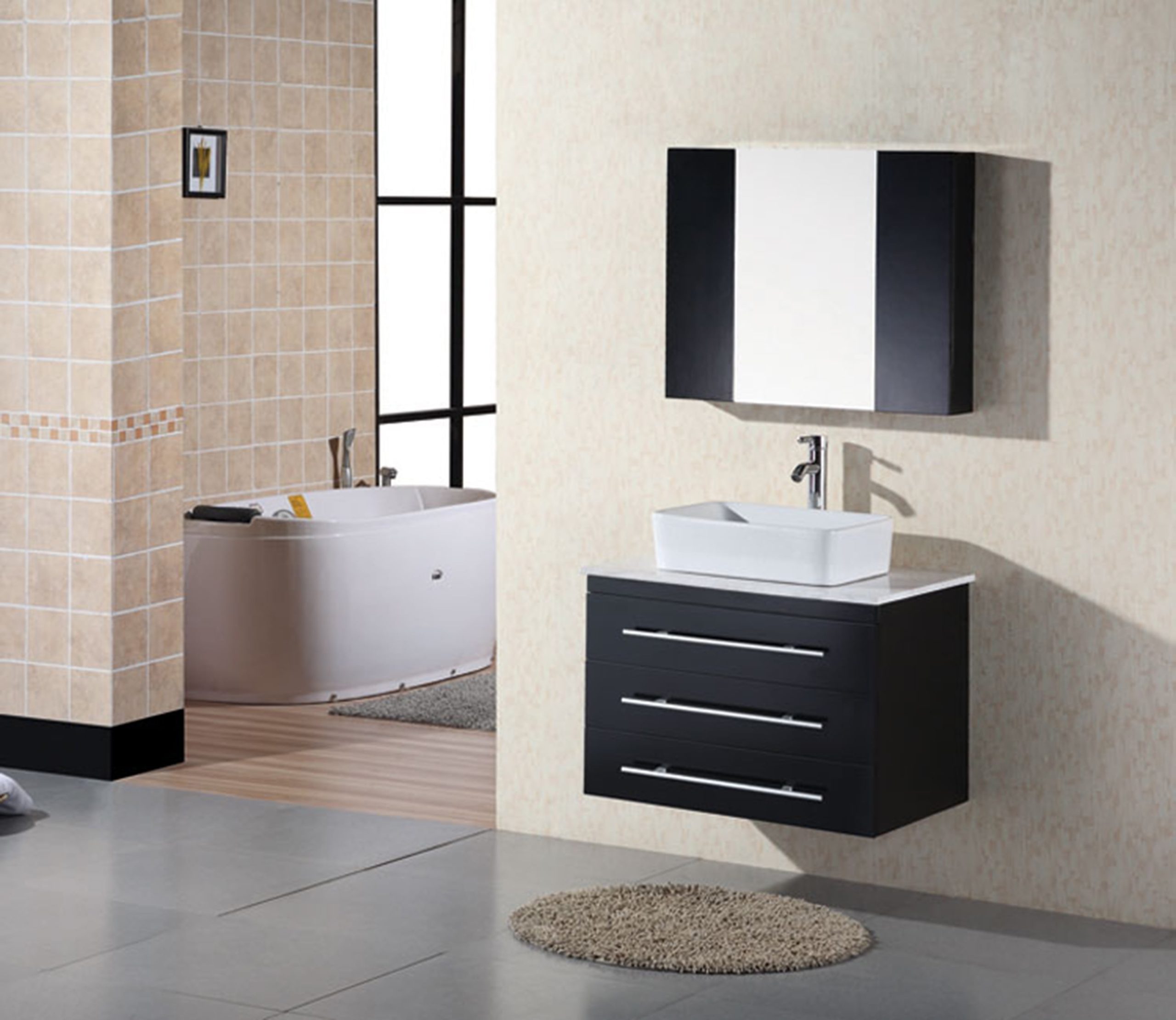 Wall Hanging Bathroom Vanity Unit At Hilton Miller Blog throughout How Wall Mount Bathroom Vanities Transform Small Spaces and Daily Routines