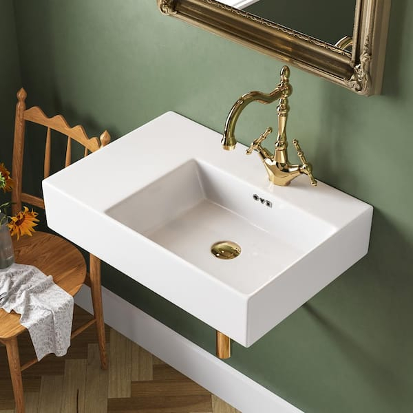 Wall Mounted Bowl Sinks in Understanding the features of Quattro 50.00 wall mounted ceramic sink