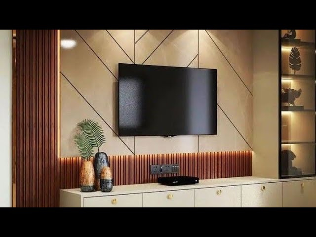 Wall Mounted Tv Designs Living Room intended for Minimalist Meets Maximum Storage: The Practical Benefits of Compact Wall-Mount Designs