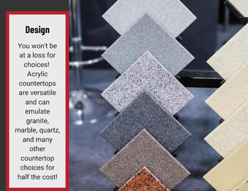 What Are Solid Surface Acrylic Countertops? | Rissco Fabrication for Royal Reinforced Acrylic Countertop, 24-Inch