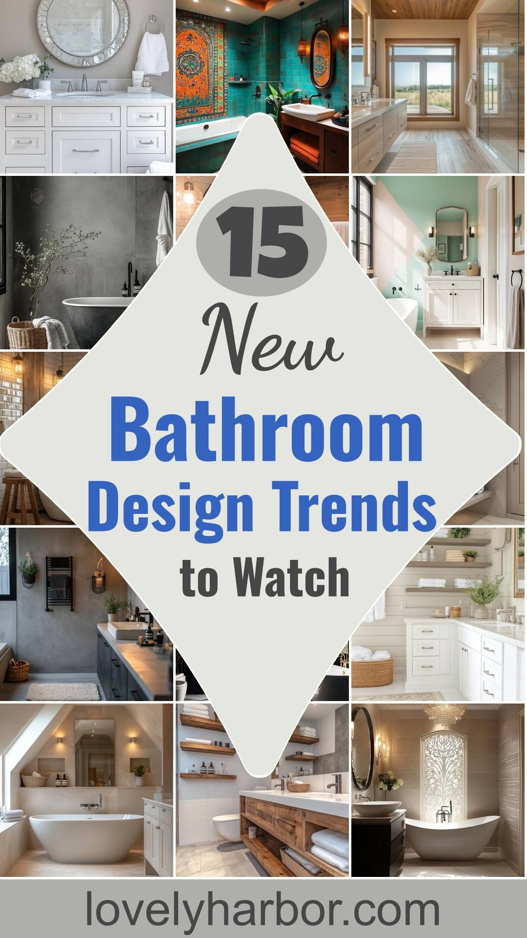 15 New Bathroom Design Trends For 2024 And 2025 | New Bathroom Designs ... with regard to Eden Bath Eb_Gs29 Bathroom Orange Reflections Tempered Glass Vessel Sink