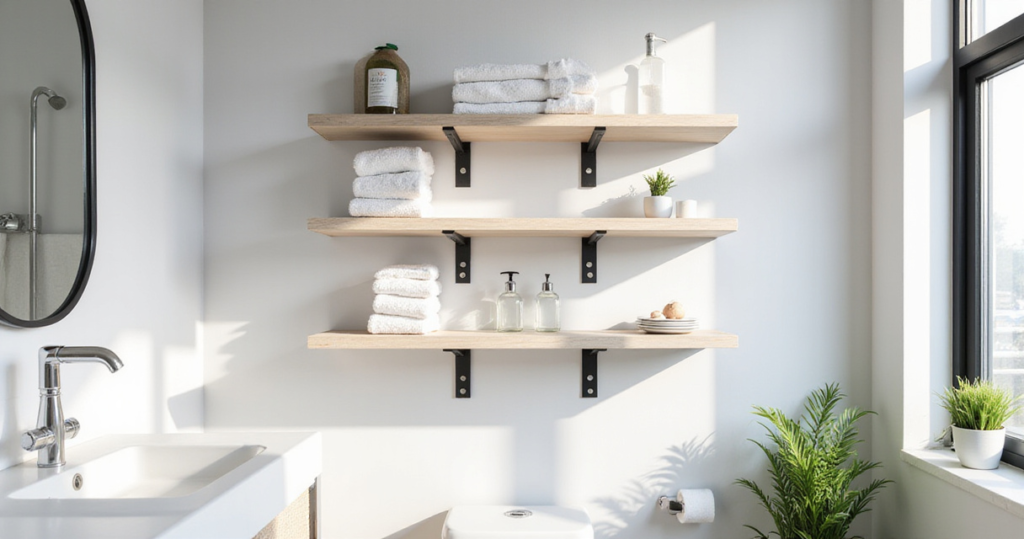 21 Small Bathroom Decor Space-Maximizing Ideas - Decor Trick with Nameeks 067500-U-One Hole Cerastyle 33-1/2&amp;quot; Ceramic Wall Mounted - White