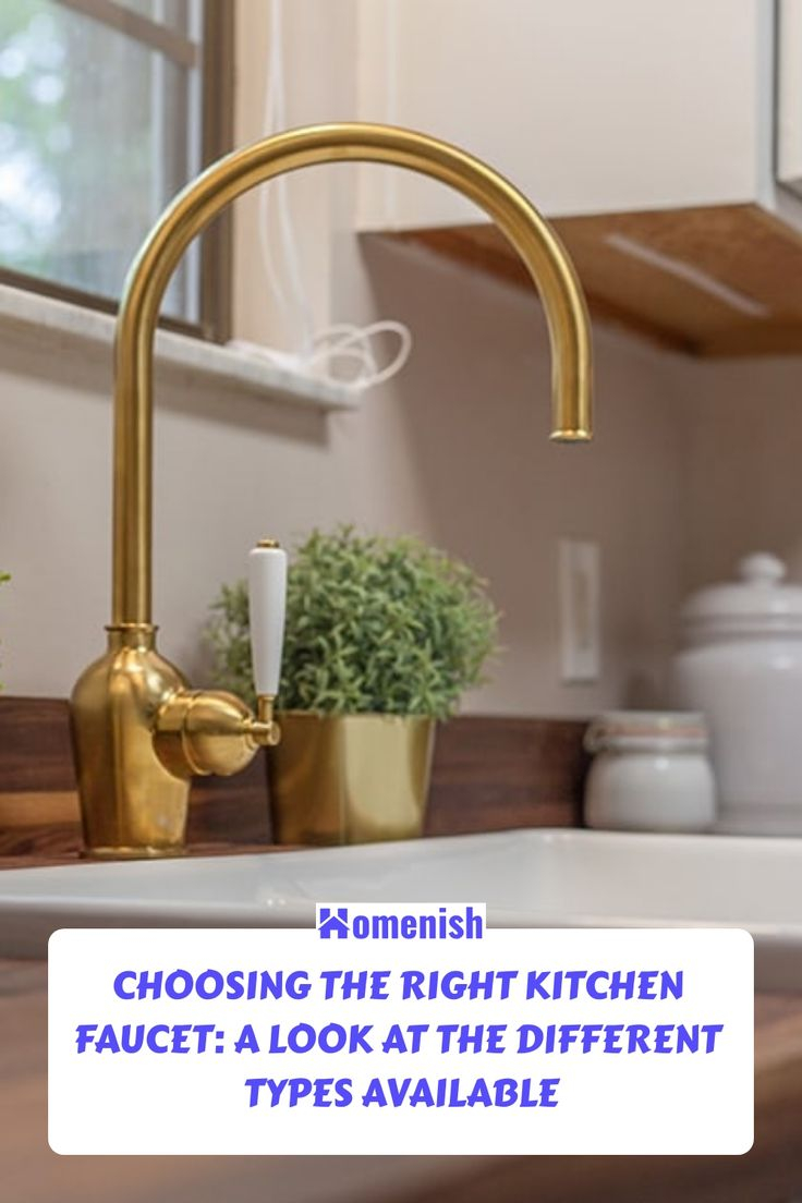 Choosing The Right Kitchen Faucet: A Guide To Different Types intended for Choosing the Right Ceramic Faucet for Your Kitchen or Bath