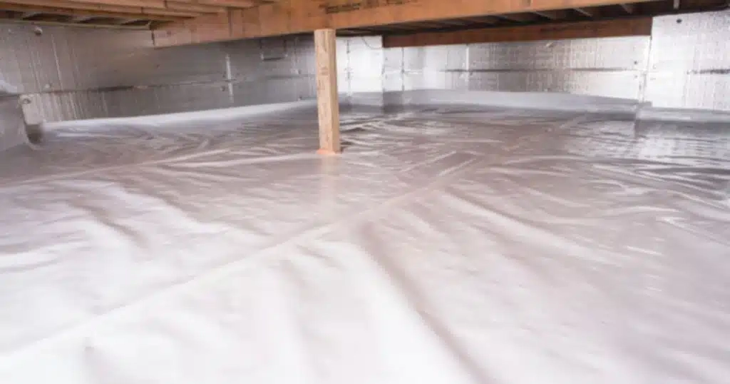 Crawl Space Vapor Barriers: Pros, Cons &amp;amp; Alternative Options pertaining to Cost For Crawl Space Vapor Barrier
