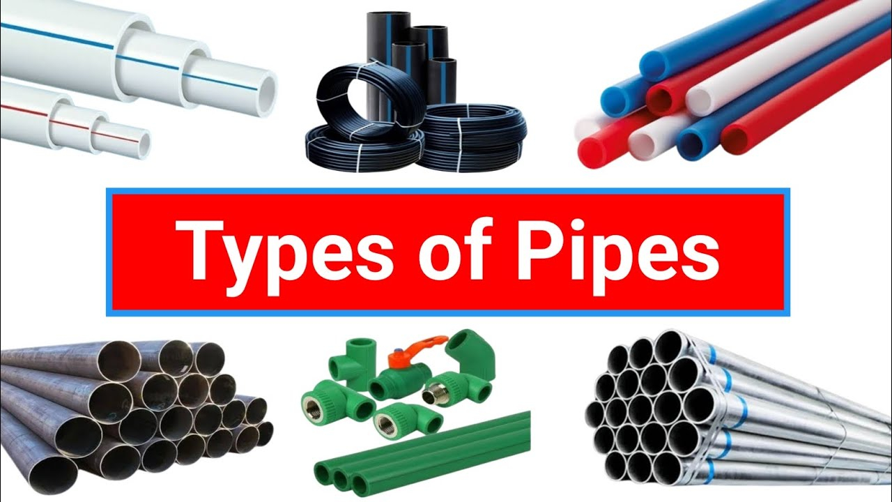 Different Types Of Plumbing Pipes With Names &amp;amp; Pictures | Visual Guide ... within What Pipes To Use For Plumbing A Water Pressure Booster
