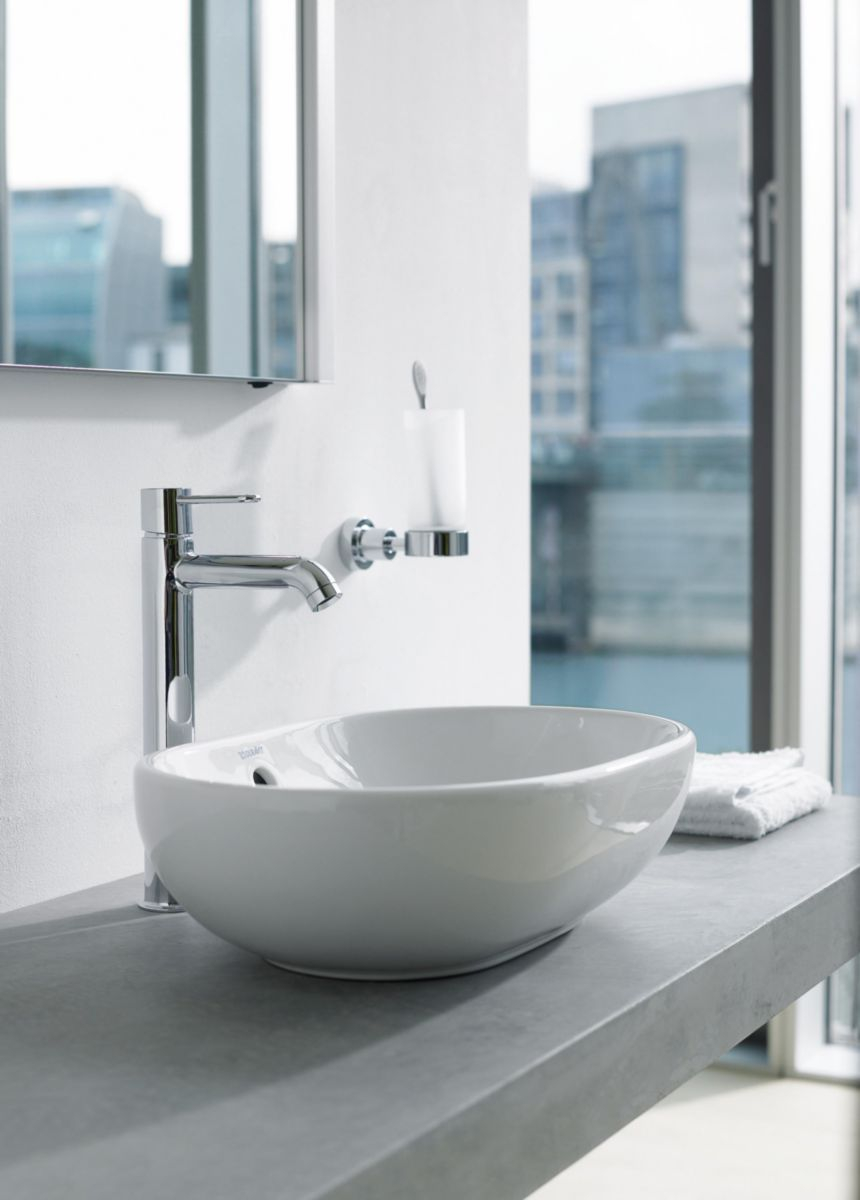 Duravit - Vasque A Poser 50 Foster Blanc Réf. 0335500000 | Cedeo throughout From Installation to Everyday Use: The Duravit Foster Vessel Sink Experience