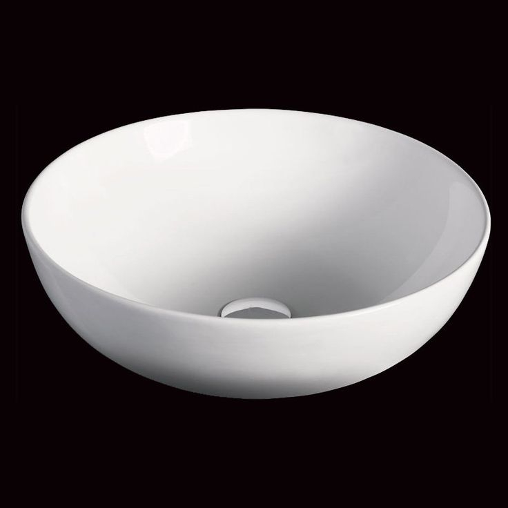 Eago 18 In. Ceramic Above Mount Bathroom Sink - Round | Bathroom Sink ... in Key Considerations When Choosing the Eago BA141 18-1/2&amp;quot; Bathroom Sink Round Ceramic Above Mount Sink - White