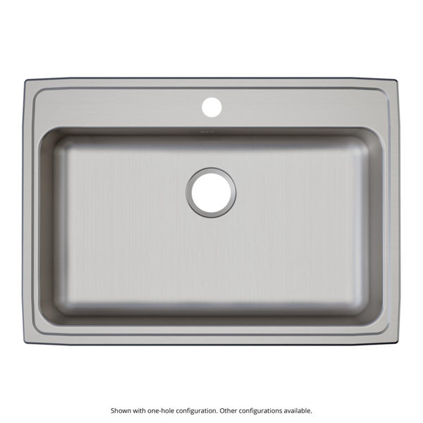 Elkay Lustertone Classic Stainless Steel 31&amp;quot; L X 22&amp;quot; W Drop-In Kitchen ... with regard to How the LR33195 Lustertone Sink Delivers Exceptional Kitchen Functionality