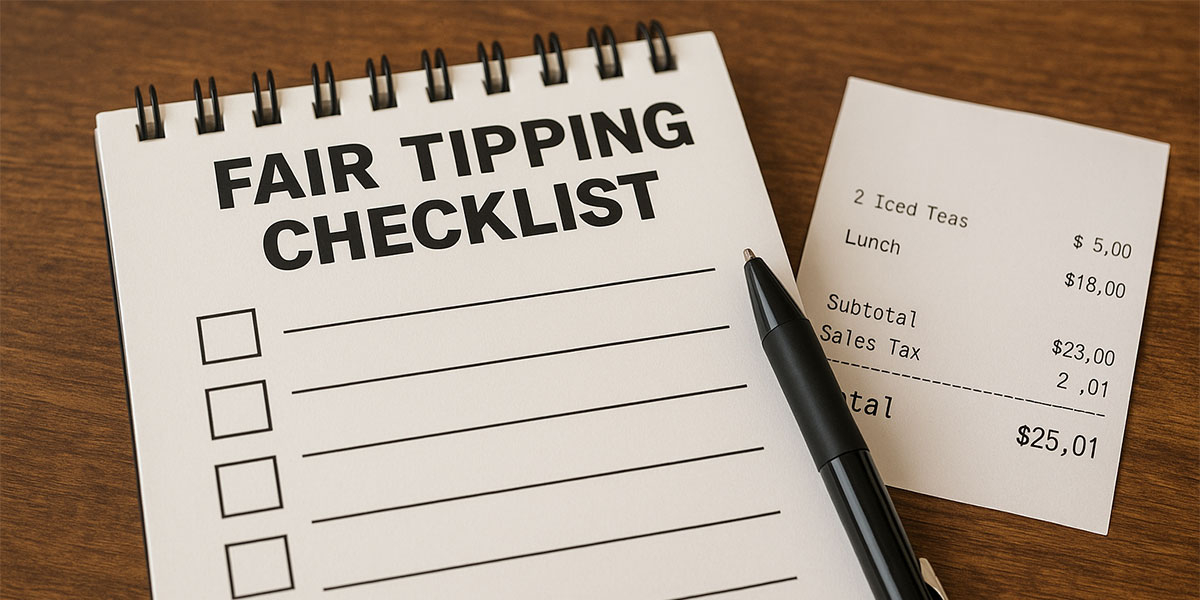 Fair Tipping Checklist &amp;amp; Guide Restaurants Bars in How Much Do You Tip Movers For 2 Hours