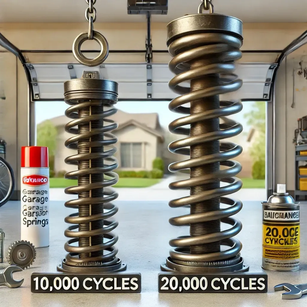 How long do garage door springs actually last and what affects their lifespan