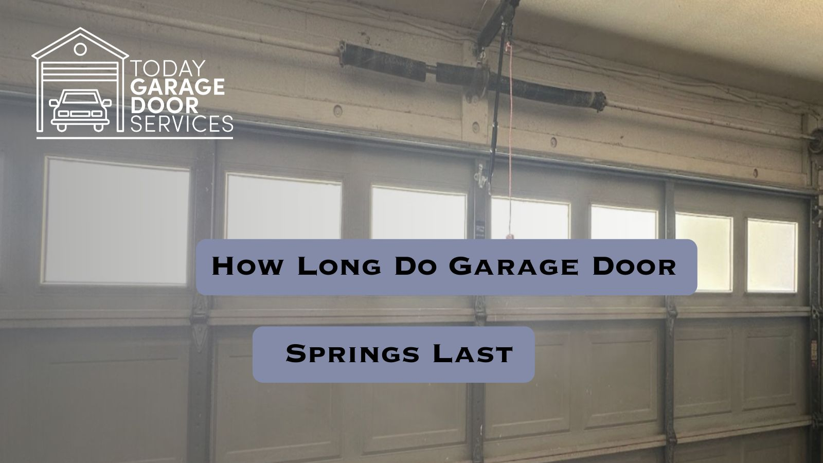 How Long Do Garage Door Springs Last? | Tgds within How Long Do Garage Door Springs Last